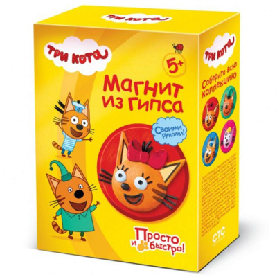 Магнит из гипса Три кота Карамелька Фантазер 405119 1